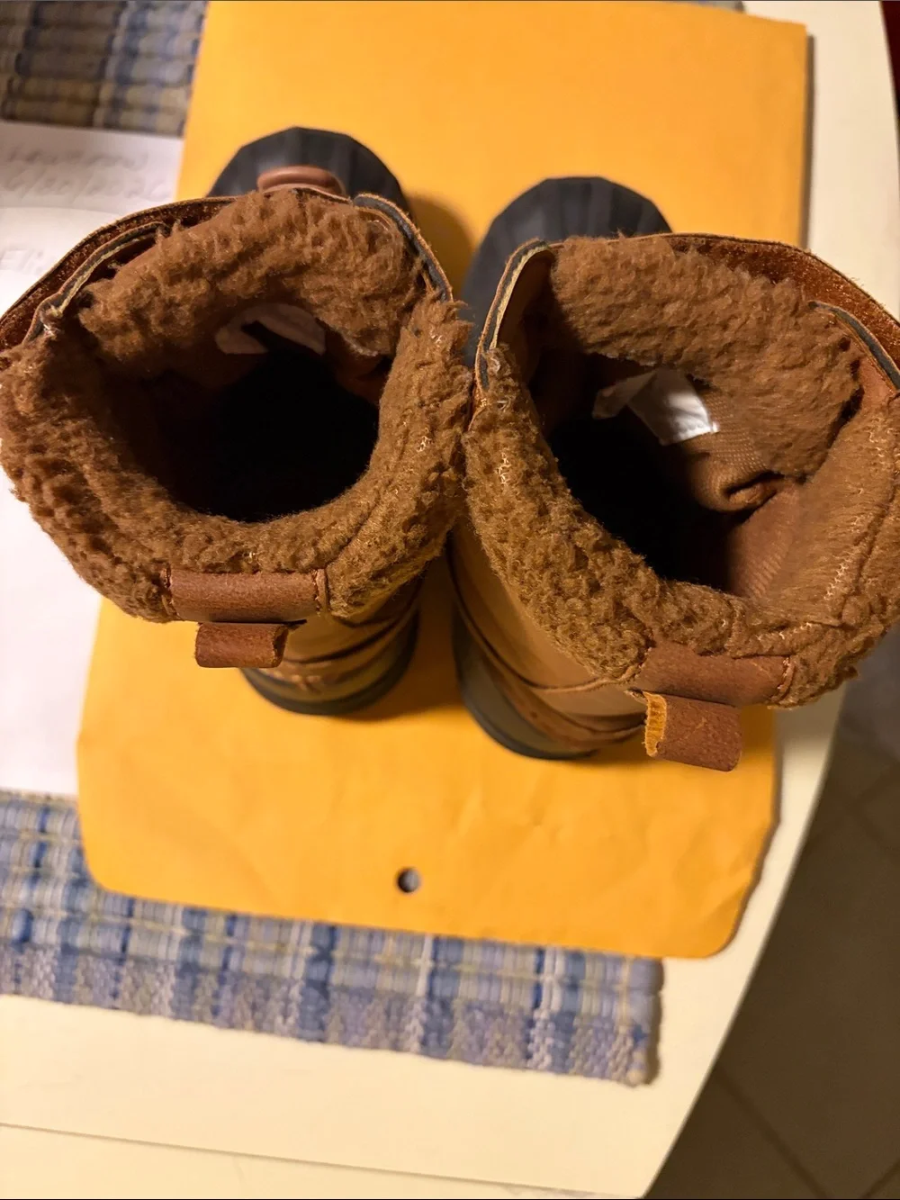 London Fog Kids Brown and Black Insulated Waterproof Snow Boots